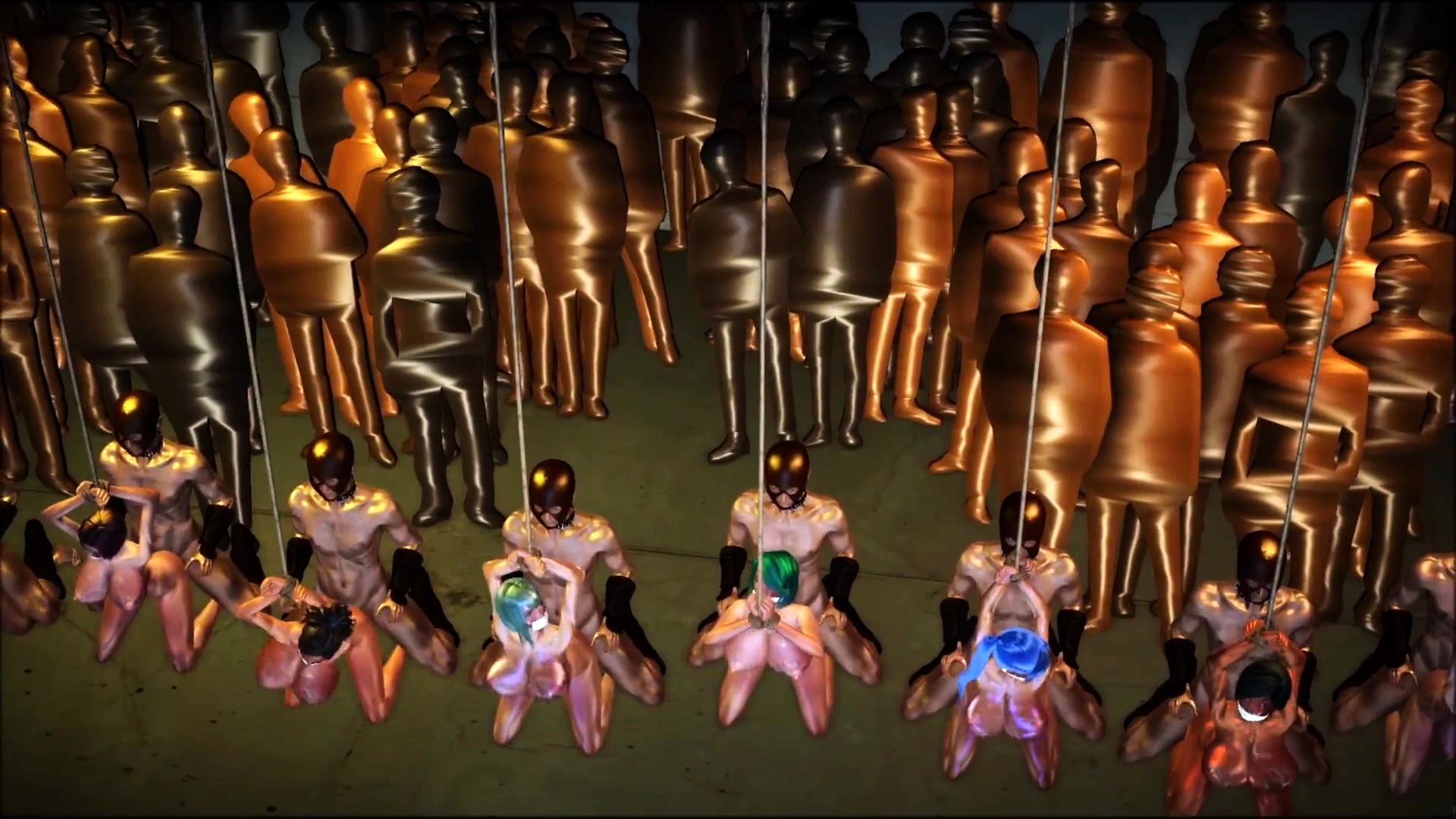 Bodacious 3D Bombshells Pumped Full Of Cock In A Wild Orgy Video at Porn Lib